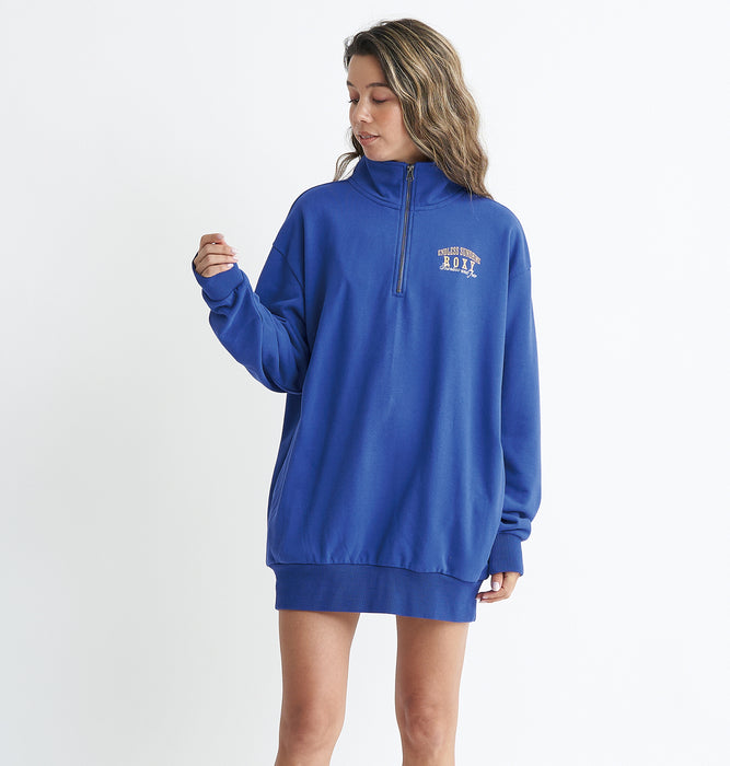 【OUTLET】Roxy ENDLESS SUNSHINE HALF ZIP DRESS ハーフジップ ワンピース