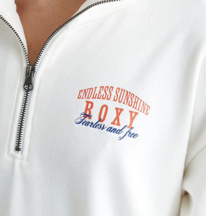 【OUTLET】Roxy ENDLESS SUNSHINE HALF ZIP DRESS ハーフジップ ワンピース