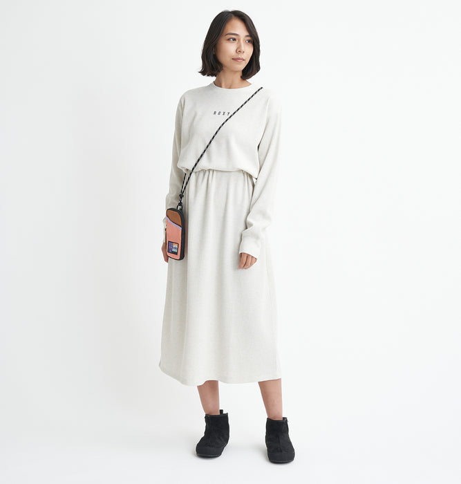 【BUY 2 20%OFF】【OUTLET】Roxy DOWN TO EARTH DRESS ワッフル ワンピース