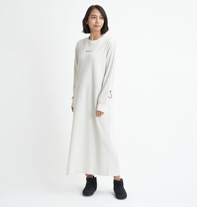 【BUY 2 20%OFF】【OUTLET】Roxy DOWN TO EARTH DRESS ワッフル ワンピース