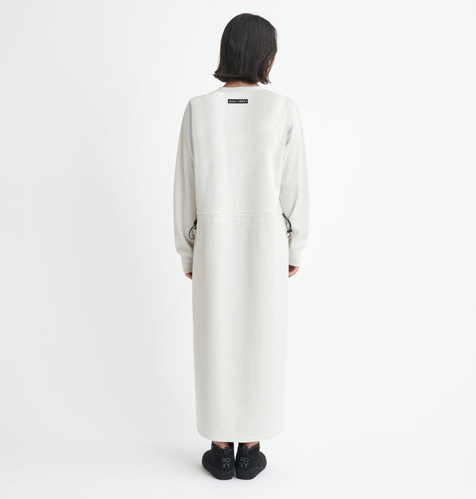 【BUY 2 20%OFF】【OUTLET】Roxy DOWN TO EARTH DRESS ワッフル ワンピース