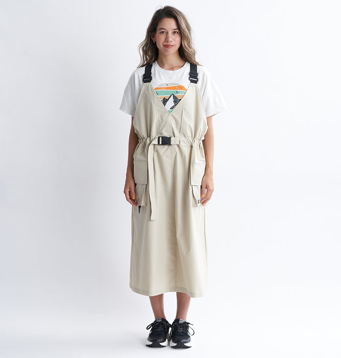 Roxy 撥水 ジャンパースカート GREEN RIVER JUMPER SKIRT