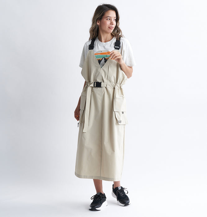 Roxy 撥水 ジャンパースカート GREEN RIVER JUMPER SKIRT