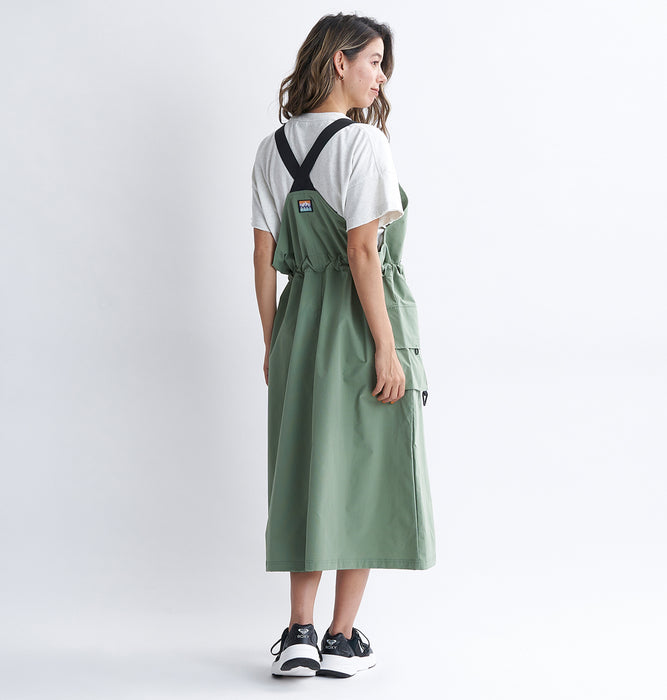 Roxy 撥水 ジャンパースカート GREEN RIVER JUMPER SKIRT