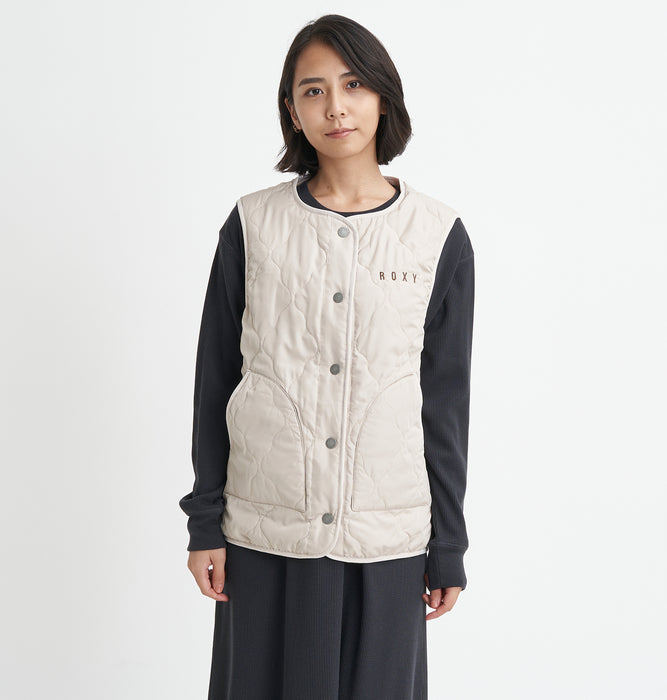 【BUY 2 20%OFF】【OUTLET】Roxy ROOTS VEST リバーシブル ベスト