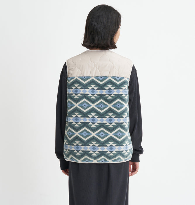 【BUY 2 20%OFF】【OUTLET】Roxy ROOTS VEST リバーシブル ベスト