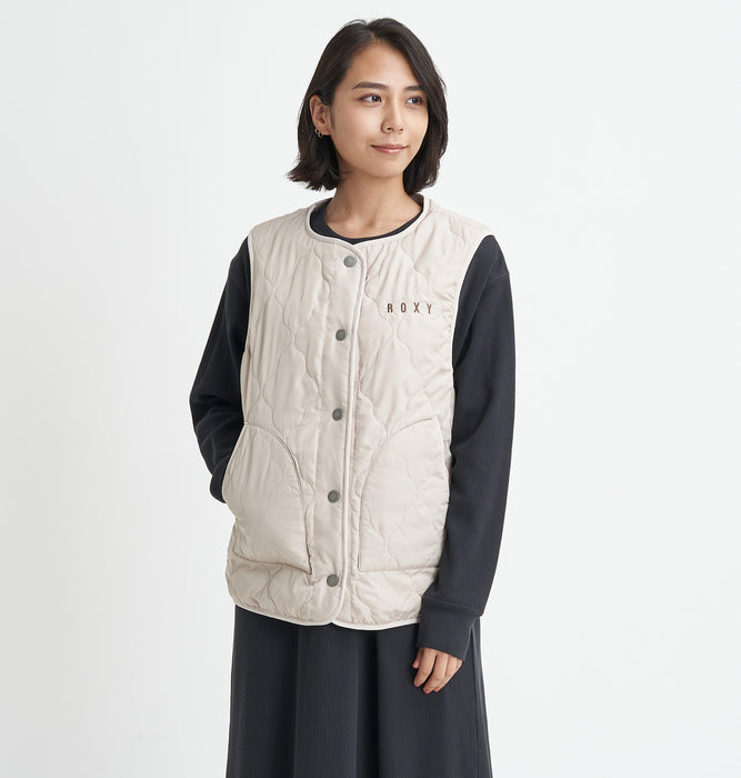 【BUY 2 20%OFF】【OUTLET】Roxy ROOTS VEST リバーシブル ベスト