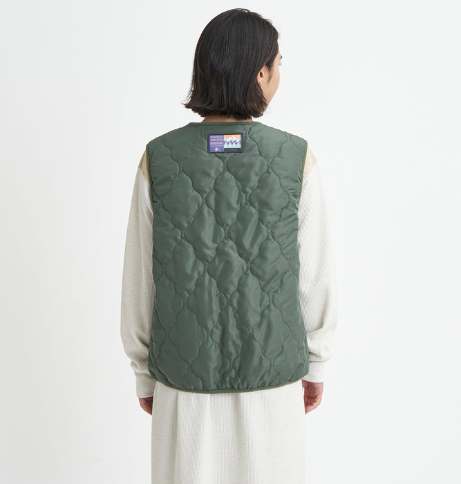 【BUY 2 20%OFF】【OUTLET】Roxy ROOTS VEST リバーシブル ベスト