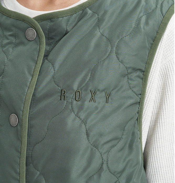 【BUY 2 20%OFF】【OUTLET】Roxy ROOTS VEST リバーシブル ベスト