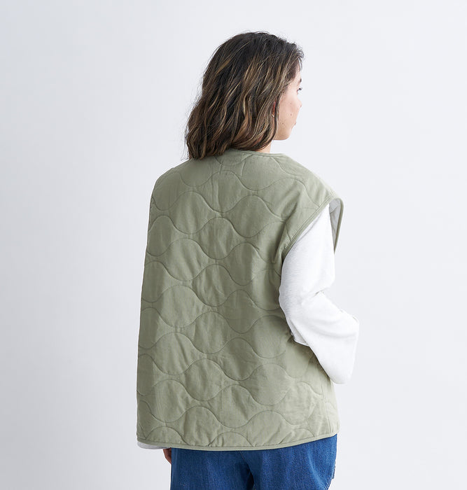 【OUTLET】【直営店限定】Roxy QUILTED VEST キルティングベスト