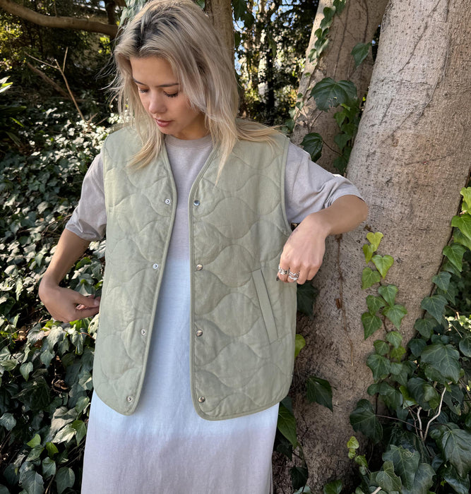 【OUTLET】【直営店限定】Roxy QUILTED VEST キルティングベスト