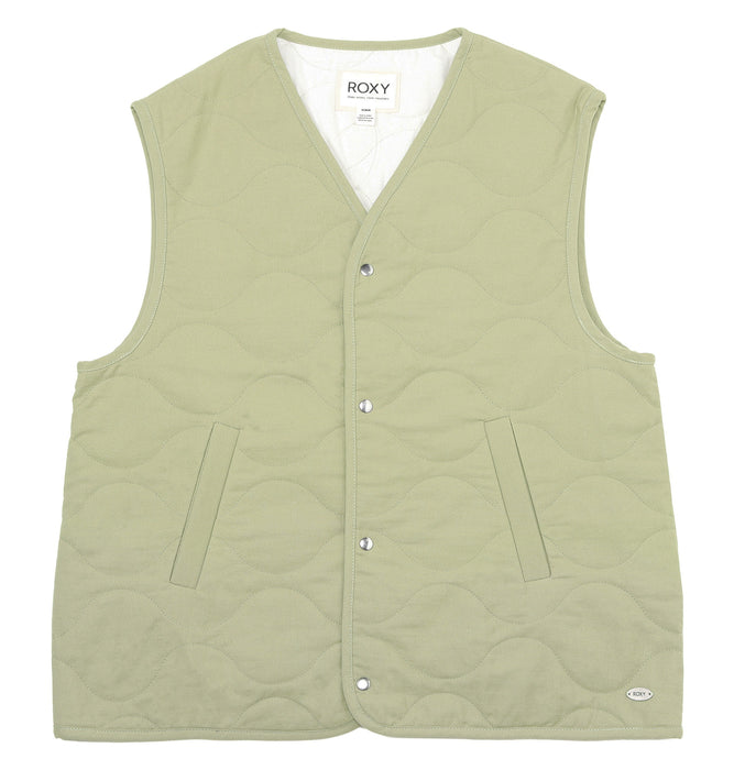 【OUTLET】【直営店限定】Roxy QUILTED VEST キルティングベスト