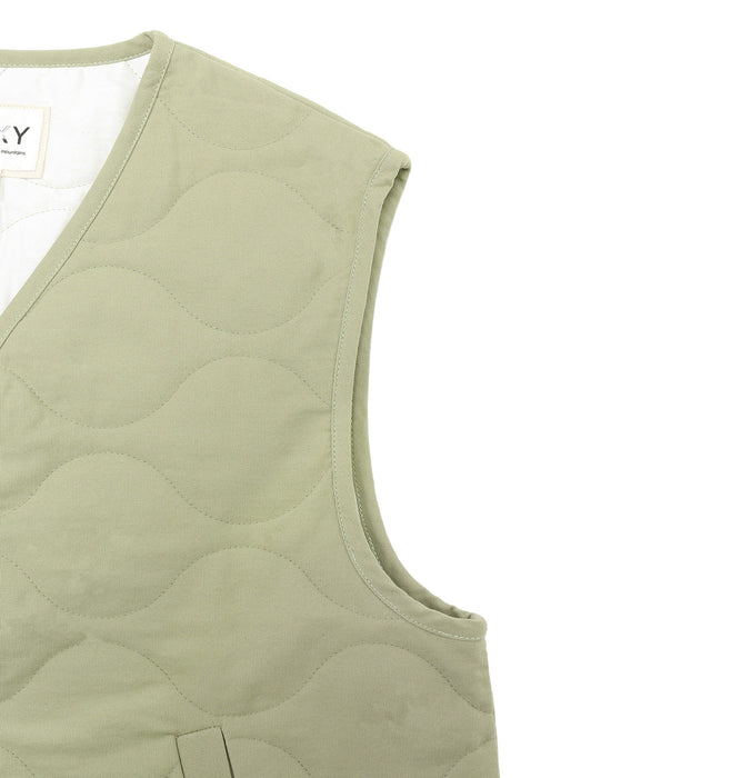 【OUTLET】【直営店限定】Roxy QUILTED VEST キルティングベスト