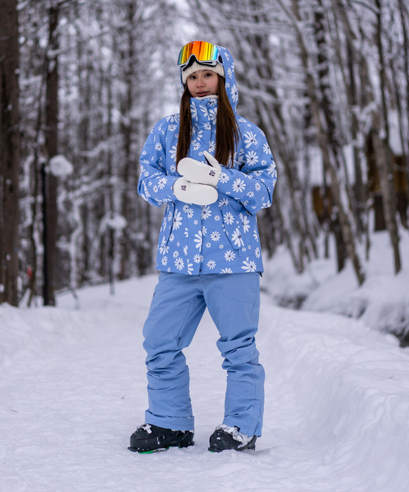 ROXY JETTY PRINT JK スノージャケット 総柄プリント 10K防水透湿 パウダースカート付き 【26-27SNOWモデル】