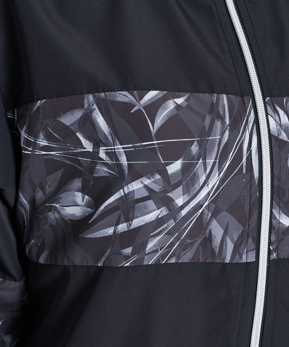 ROXY FITNESS FEEL FREE JACKET 柄プリントジップフーディー パーカー /撥水 【2026年秋冬モデル】