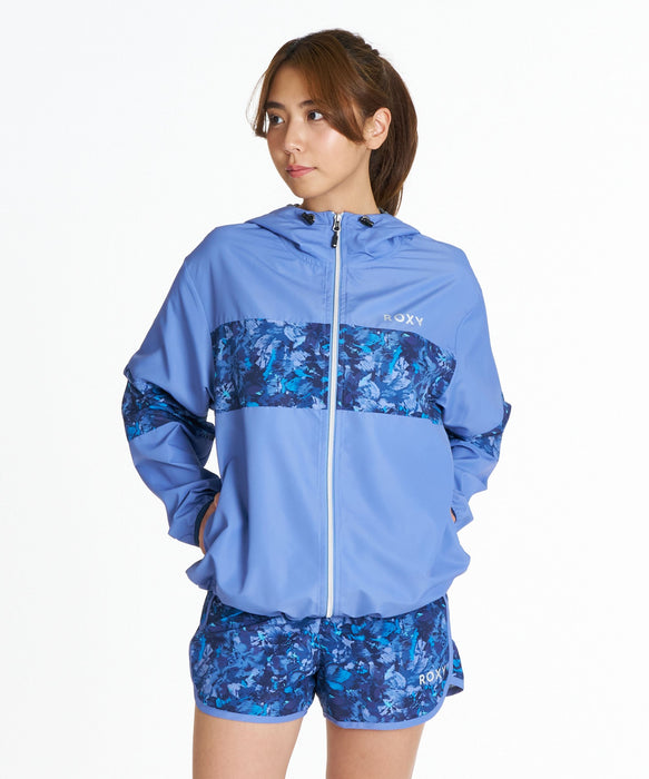 ROXY FITNESS FEEL FREE JACKET 柄プリントジップフーディー パーカー /撥水 【2026年秋冬モデル】