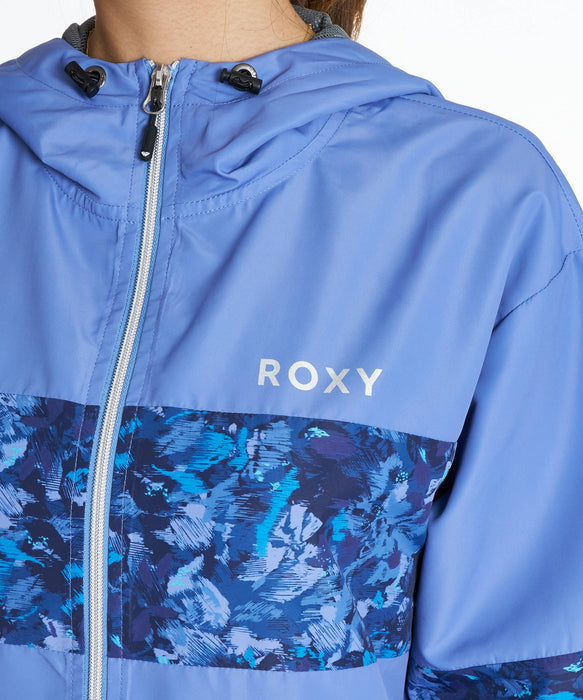 ROXY FITNESS FEEL FREE JACKET 柄プリントジップフーディー パーカー /撥水 【2026年秋冬モデル】
