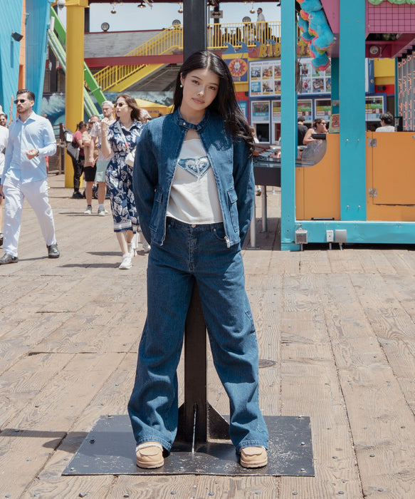 ROXY x NANAHA DENIM JACKET デニムジャケット 【2026年秋冬モデル】