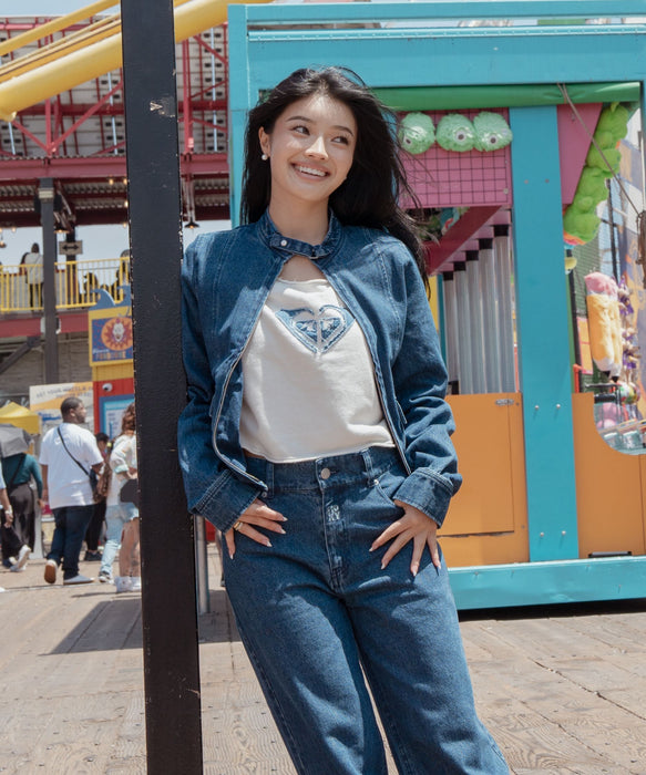 ROXY x NANAHA DENIM PANTS デニムパンツ 【2026年秋冬モデル】