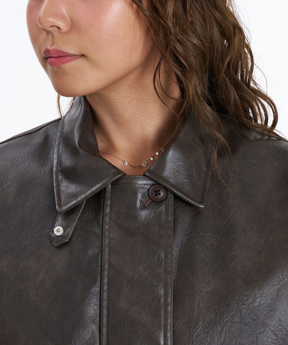 ROXY x NANAHA ECO LEATHER JACKET エコレザージャケット 【2026年秋冬モデル】