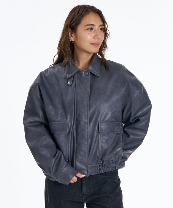 ROXY x NANAHA ECO LEATHER JACKET エコレザージャケット 【2026年秋冬