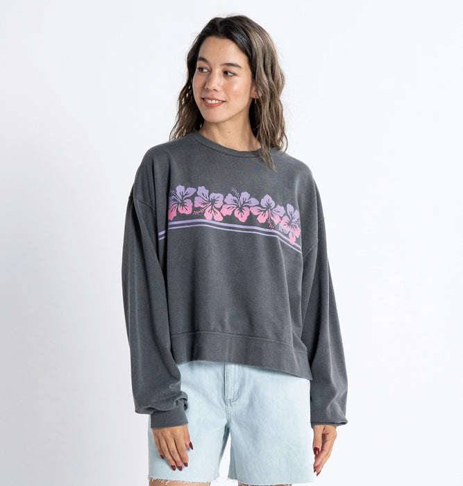 【BUY 2 20%OFF】【OUTLET】Roxy SARAH L/S TEE ミニ裏毛 トップ