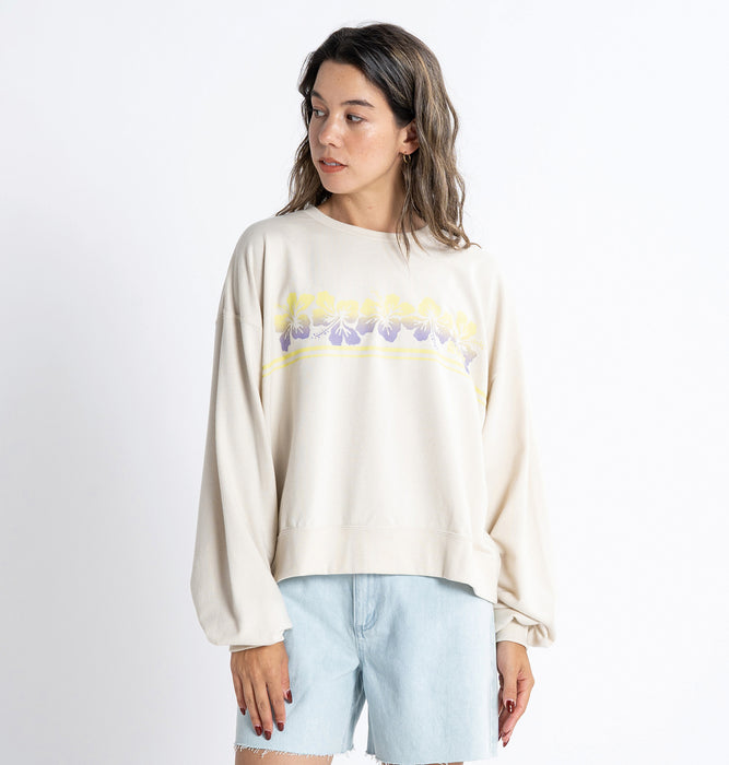 【BUY 2 20%OFF】【OUTLET】Roxy SARAH L/S TEE ミニ裏毛 トップ