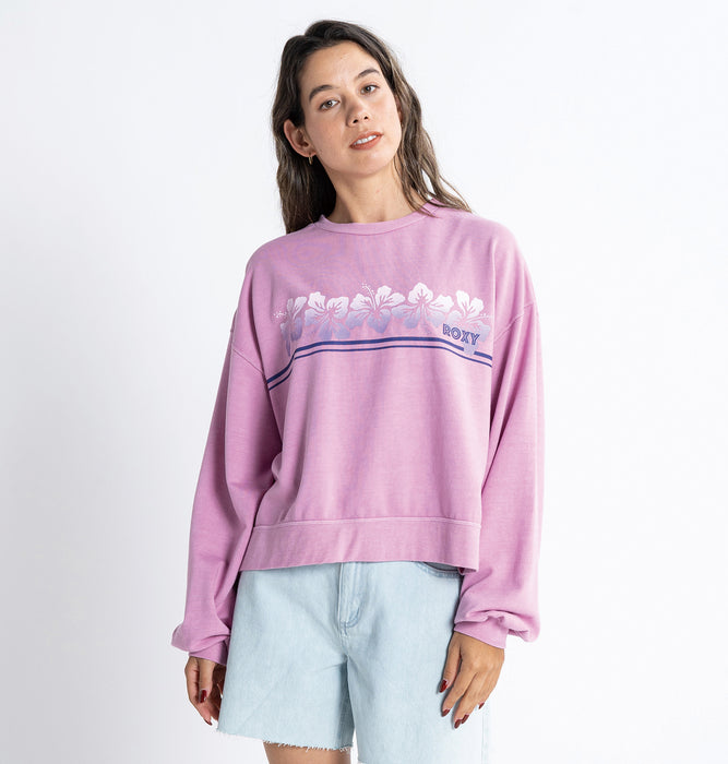 【BUY 2 20%OFF】【OUTLET】Roxy SARAH L/S TEE ミニ裏毛 トップ