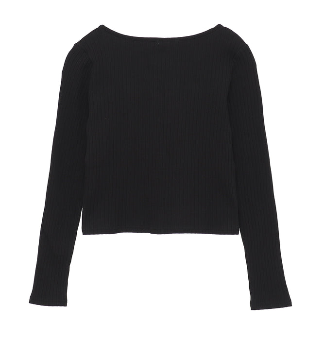 【BUY 2 20%OFF】【OUTLET】Roxy ROXY RIB L/S TEE リブ 長袖 Tシャツ