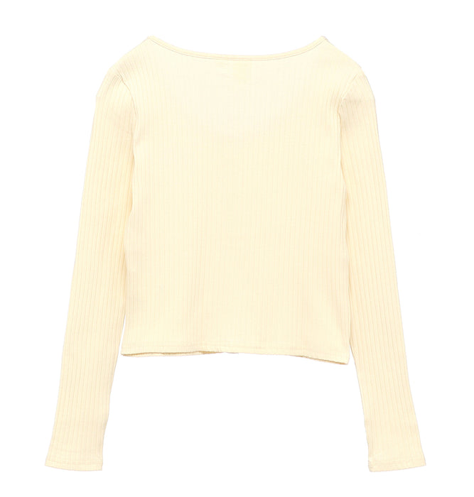 【BUY 2 20%OFF】【OUTLET】Roxy ROXY RIB L/S TEE リブ 長袖 Tシャツ