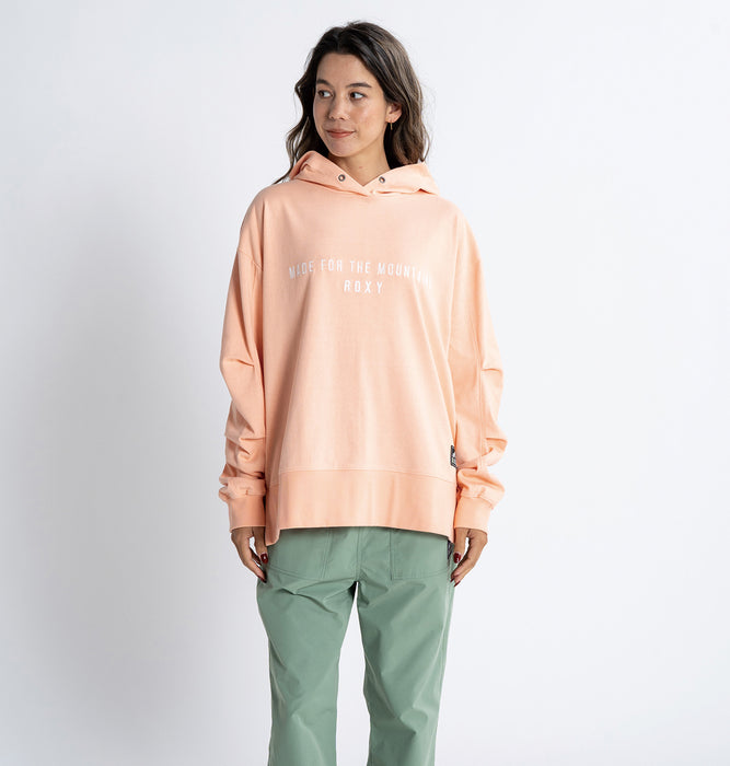 【BUY 2 20%OFF】【OUTLET】Roxy MADE FOR THE MOUNTAINS HOODIE Tシャツ素材 フーディー