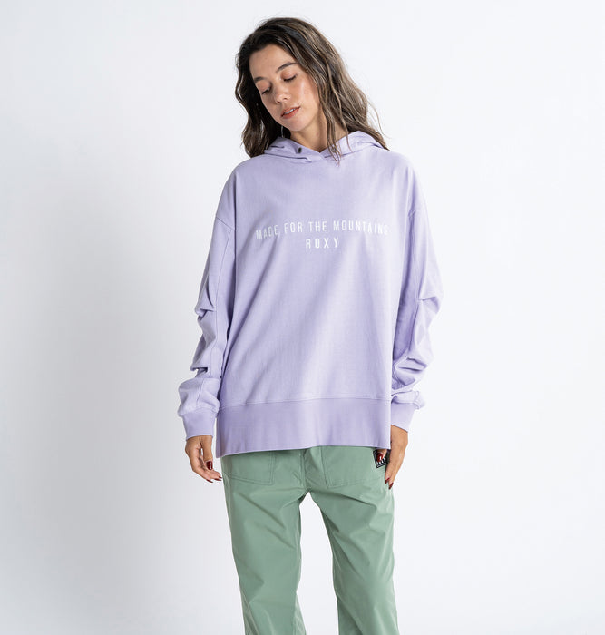 【BUY 2 20%OFF】【OUTLET】Roxy MADE FOR THE MOUNTAINS HOODIE Tシャツ素材 フーディー