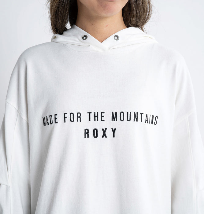 【BUY 2 20%OFF】【OUTLET】Roxy MADE FOR THE MOUNTAINS HOODIE Tシャツ素材 フーディー