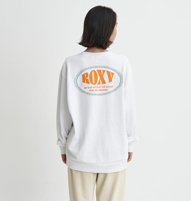 【BUY 2 20%OFF】【OUTLET】Roxy BACK LOGO ミニ裏毛 トップス