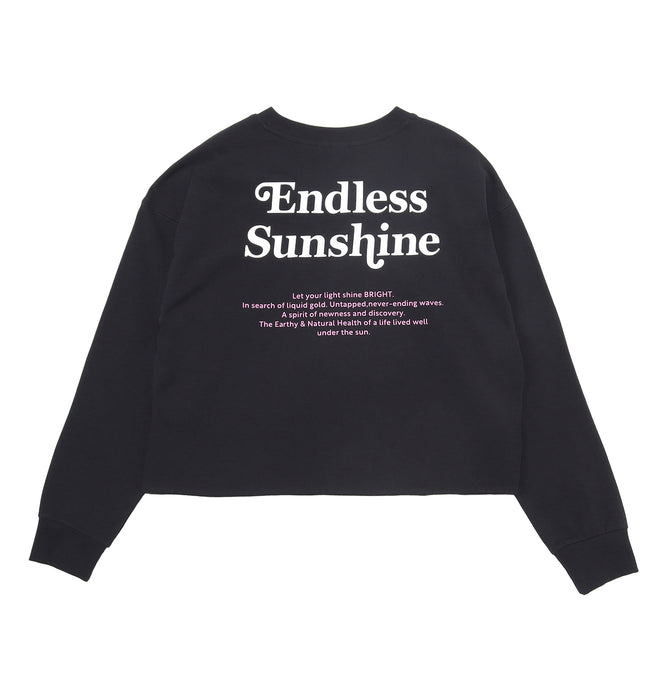 【OUTLET】Roxy ENDLESS SUNSHINE L/S TEE ショート丈トップス