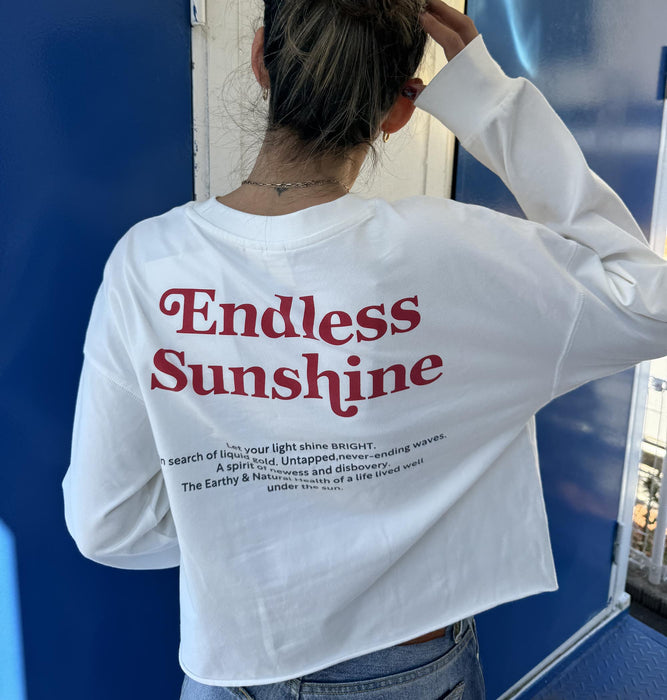 【OUTLET】Roxy ENDLESS SUNSHINE L/S TEE ショート丈トップス