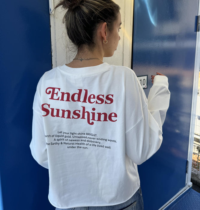 【OUTLET】Roxy ENDLESS SUNSHINE L/S TEE ショート丈トップス