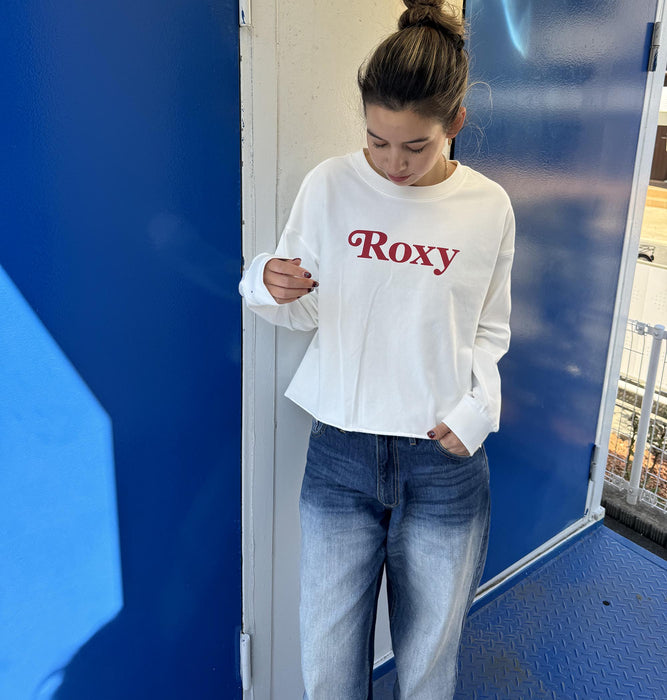 【OUTLET】Roxy ENDLESS SUNSHINE L/S TEE ショート丈トップス