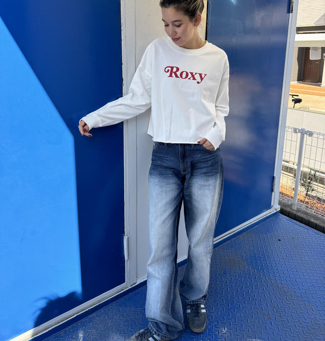 【OUTLET】Roxy ENDLESS SUNSHINE L/S TEE ショート丈トップス