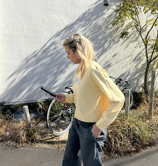 【OUTLET】Roxy ENDLESS SUNSHINE L/S TEE ショート丈トップス