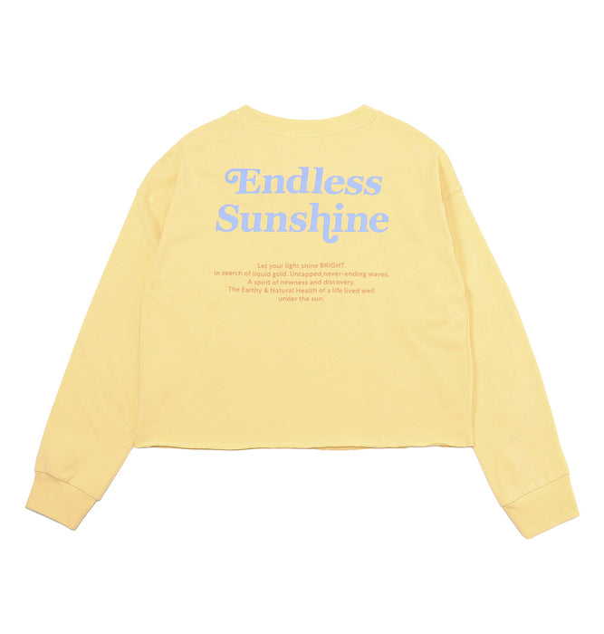 【OUTLET】Roxy ENDLESS SUNSHINE L/S TEE ショート丈トップス