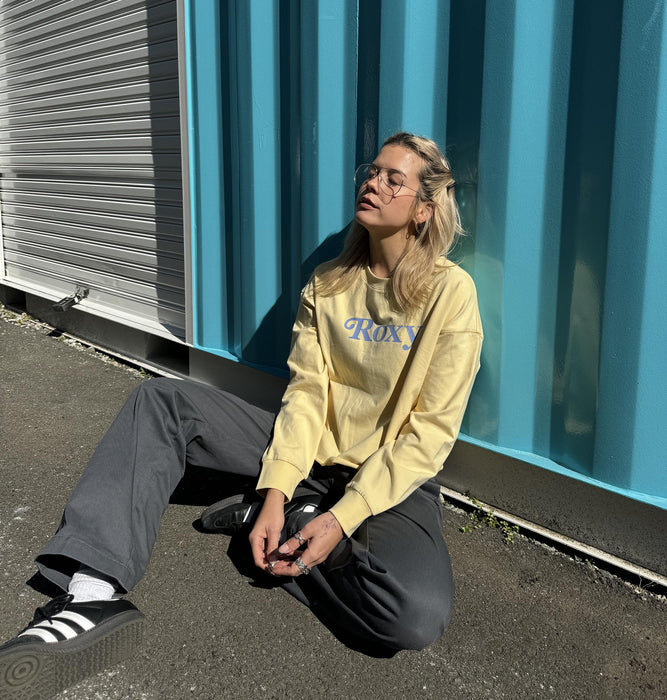 【OUTLET】Roxy ENDLESS SUNSHINE L/S TEE ショート丈トップス