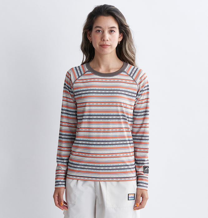 【OUTLET】Roxy 水陸両用 速乾 長袖Tシャツ MOUNTAINOUS L/S