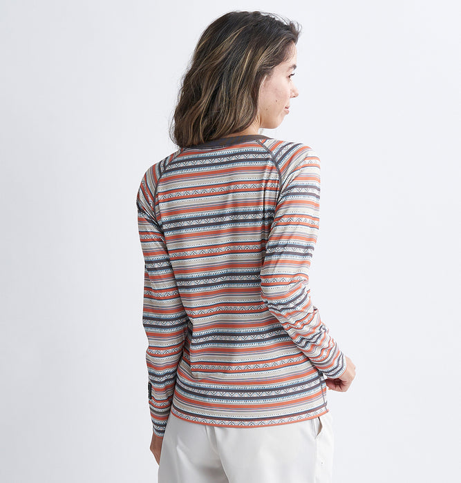 【OUTLET】Roxy 水陸両用 速乾 長袖Tシャツ MOUNTAINOUS L/S