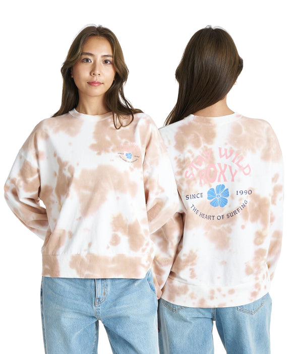ROXY STAY WILD L/S TEE レトロプリント長袖Tシャツ ロンT 【2026年秋冬モデル】