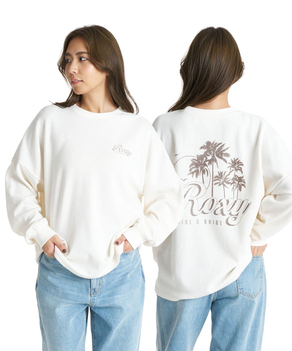 ROXY RISE & SHINE ワッフルニット長袖Tシャツ ロンT 【2026年秋冬モデル】