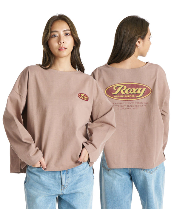 ROXY GLOW SWAY ヴィンテージライク長袖Tシャツ ロンT 【2026年秋冬モデル】