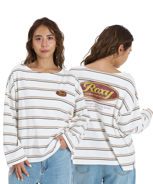 ROXY GLOW SWAY ヴィンテージライク長袖Tシャツ ロンT 【2026年秋冬モデル】