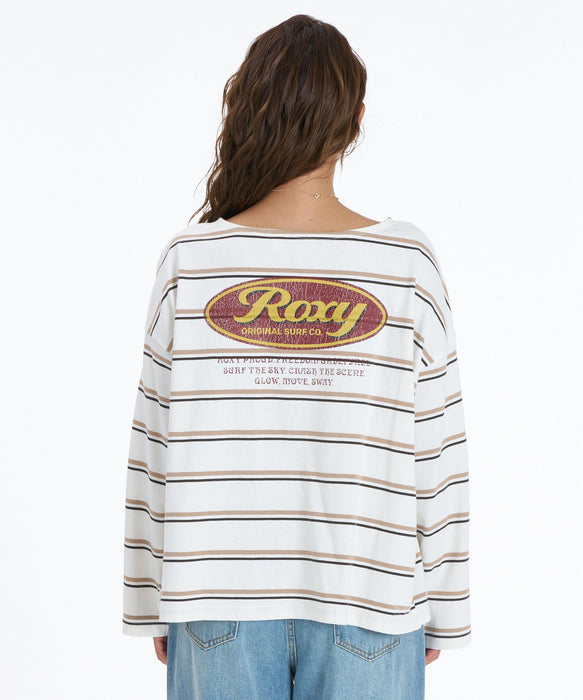 ROXY GLOW SWAY ヴィンテージライク長袖Tシャツ ロンT 【2026年秋冬モデル】