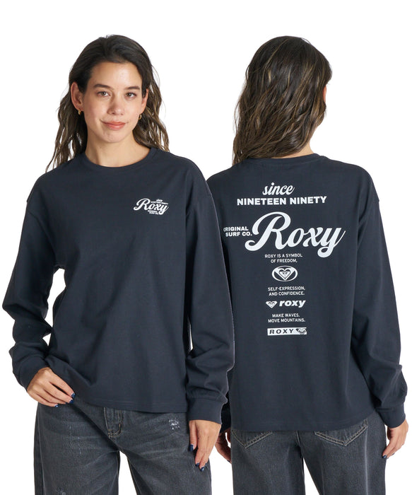 ROXY HISTORICAL LOGO L/S TEE ヒストリカルロゴ長袖Tシャツ ロンT 【2026年秋冬モデル】